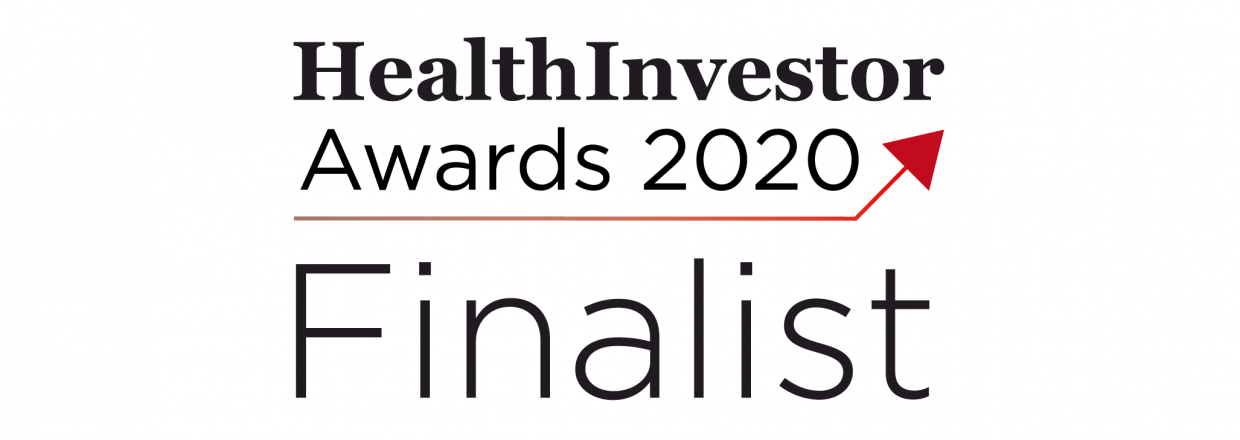 HealthInvestor finalist logo